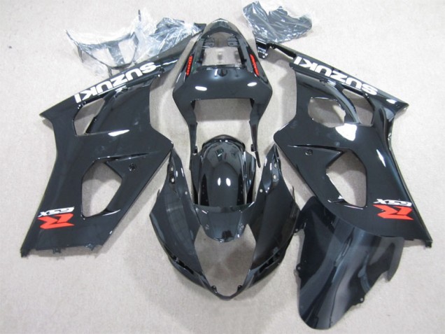 03-04 Schwarz GSXR 1000 Motorrad Vollverkleidung 03-04 Schwarz GSXR 1000 Motorrad Vollverkleidung