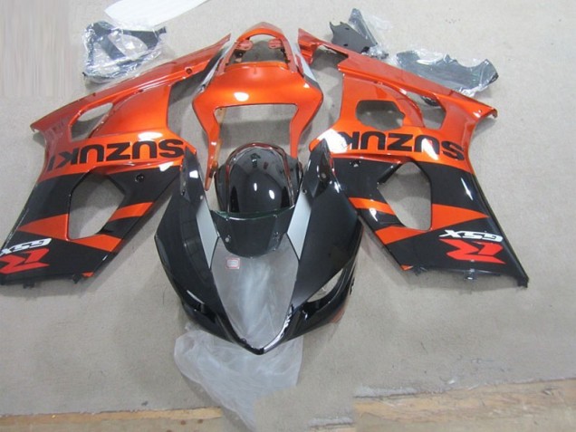 03-04 Schwarz Orange GSXR 1000 Motorrad Verkleidung 03-04 Schwarz Orange GSXR 1000 Motorrad Verkleidung