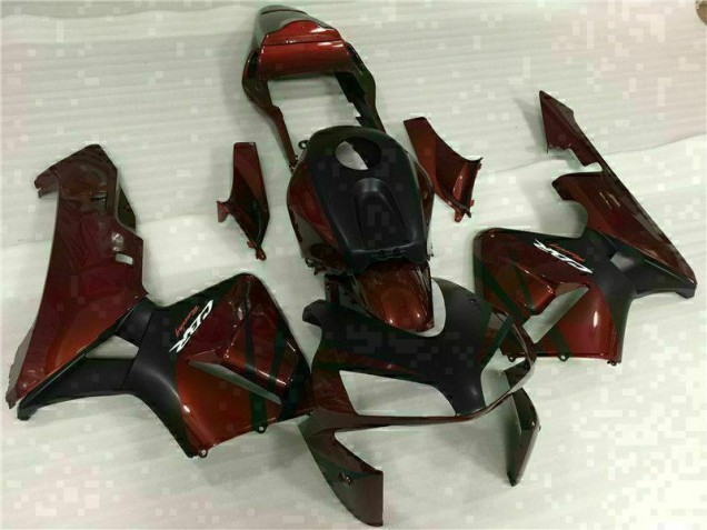 03-04 Schwarz Rot CBR600RR Motorrad Verkleidungen