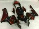 03-04 Schwarz Rot CBR600RR Motorrad Verkleidungen