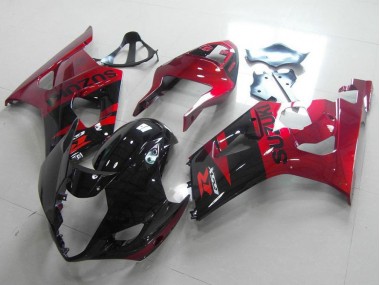 03-04 Schwarz Rot GSXR 1000 Motorrad Verkleidungen