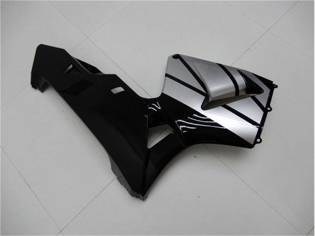 03-04 Schwarz Silber CBR600RR Motorrad Verkleidung