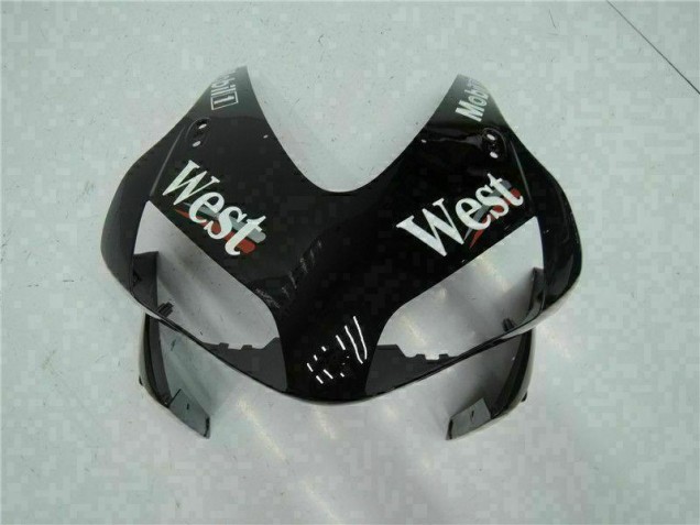 03-04 Schwarz West CBR600RR Motorrad Verkleidung