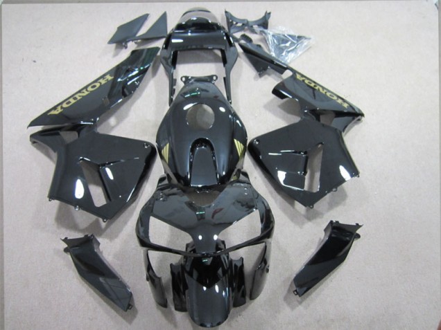 03-04 Schwarz und Gold Aufkleber CBR600RR Motorrad Verkleidung 03-04 Schwarz und Gold Aufkleber CBR600RR Motorrad Verkleidung