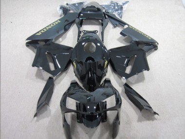 03-04 Schwarz und Gold Aufkleber CBR600RR Motorrad Vollverkleidung