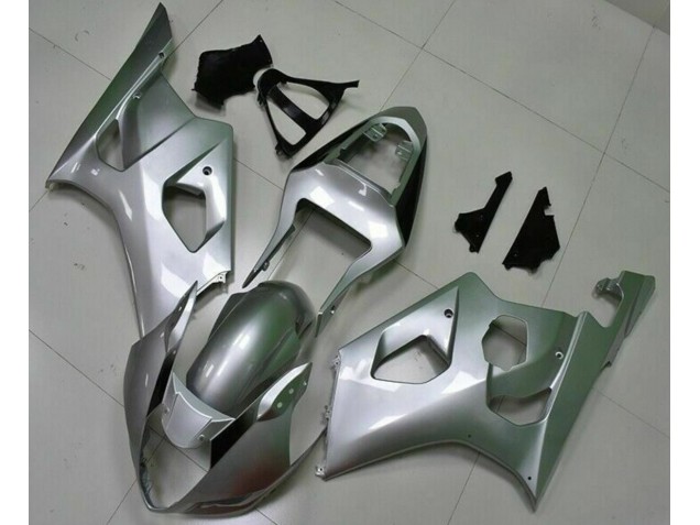 03-04 Silber GSXR 1000 Motorrad Verkleidung Komplett Sets 03-04 Silber GSXR 1000 Motorrad Verkleidung Komplett Sets