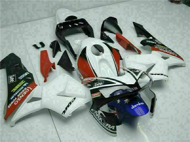 03-04 Weiß Blau CBR600RR Motorrad Verkleidung