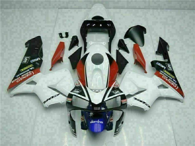 03-04 Weiß Blau CBR600RR Motorrad Verkleidung