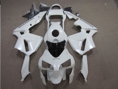 03-04 Weiß CBR600RR Motorrad Vollverkleidung & Plastik