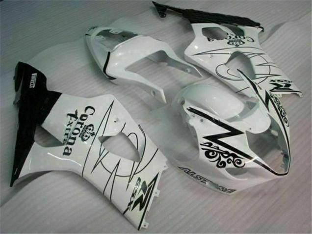 03-04 Weiß GSXR 1000 Motorrad Verkleidung & Plastik
