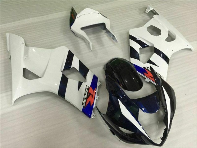 03-04 Weiß Schwarz GSXR 1000 Motorrad Verkleidung Komplett Sets 03-04 Weiß Schwarz GSXR 1000 Motorrad Verkleidung Komplett Sets