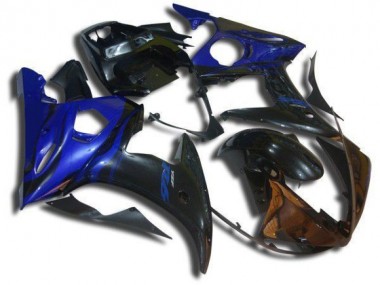 03-05 Blau Flamme YZF R6 Motorrad Verkleidung