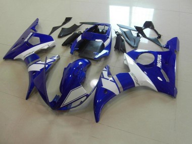 03-05 Blau Weiß YZF R6 Motorrad Verkleidung