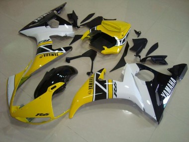 03-05 Gelb Anniversary YZF R6 Motorrad Verkleidung