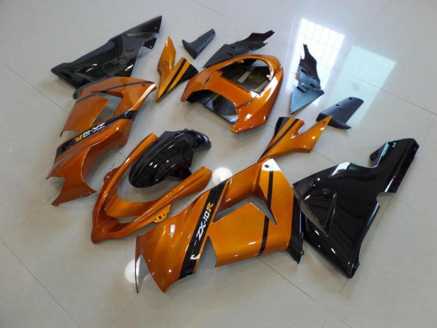 03-05 Gold Schwarz ZX10R Motorrad Verkleidung