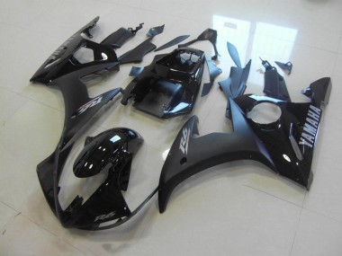 03-05 Matt Schwarz Glänzend Schwarz YZF R6 Motorrad Verkleidung