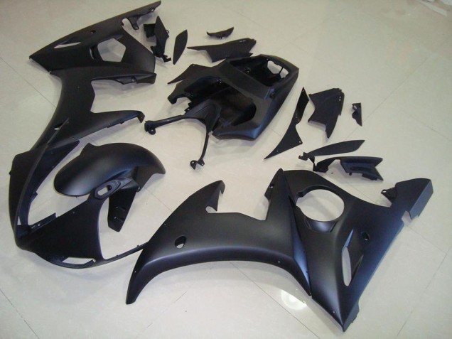 03-05 Matt Schwarz YZF R6 Motorrad Verkleidung 03-05 Matt Schwarz YZF R6 Motorrad Verkleidung