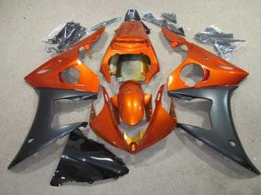 03-05 Orange Schwarz YZF R6 Motorrad Verkleidungen