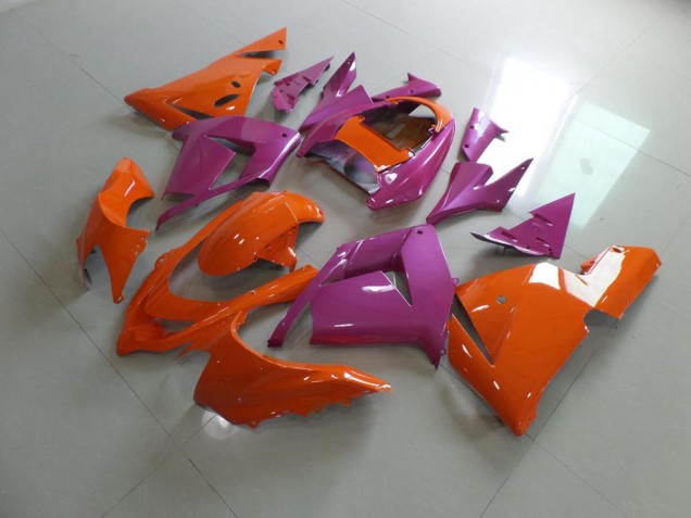 03-05 Orange und Rosa ZX10R Motorrad Verkleidung 03-05 Orange und Rosa ZX10R Motorrad Verkleidung