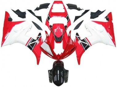 03-05 Rot Weiß Schwarz YZF R6 Motorrad Verkleidung