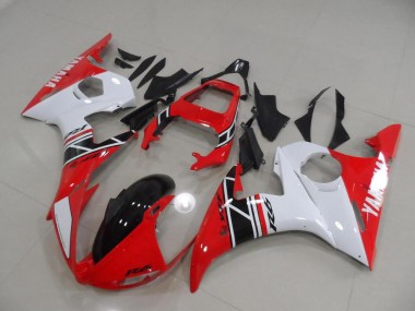 03-05 Rot Weiß Schwarz YZF R6 Motorrad Verkleidungen