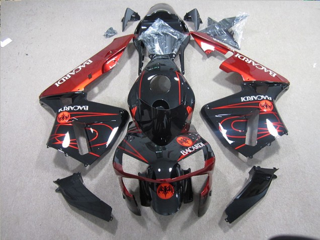 03-05 Schwarz Rot Racardi ZX10R Motorrad Verkleidung 03-05 Schwarz Rot Racardi ZX10R Motorrad Verkleidung