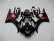 03-05 Schwarz Rot YZF R6 Motorrad Verkleidung
