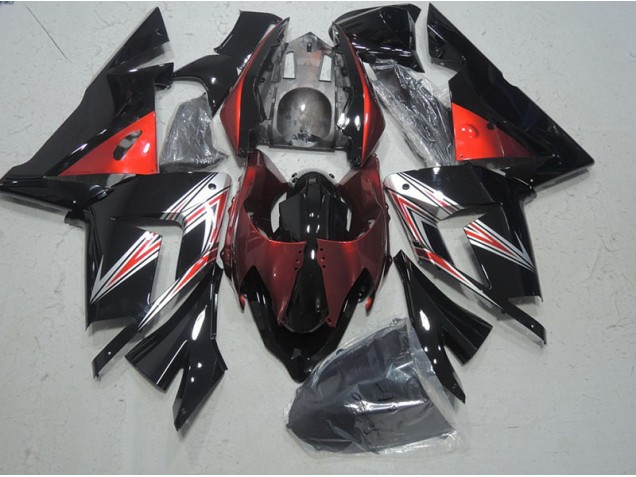 03-05 Schwarz Rot ZX10R Motorrad Verkleidung