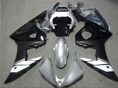 03-05 Schwarz YZF R6 Motorrad Verkleidung & Plastik