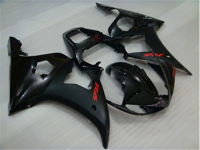 03-05 Schwarz YZF R6 Motorrad Vollverkleidung 03-05 Schwarz YZF R6 Motorrad Vollverkleidung