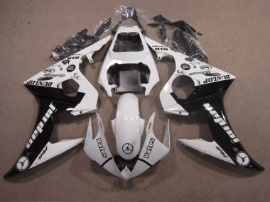 03-05 Weiß Schwarz YZF R6 Motorrad Verkleidungen