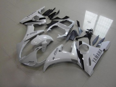 03-05 Weiß Und Grau Aufkleber YZF R6 Motorrad Verkleidung