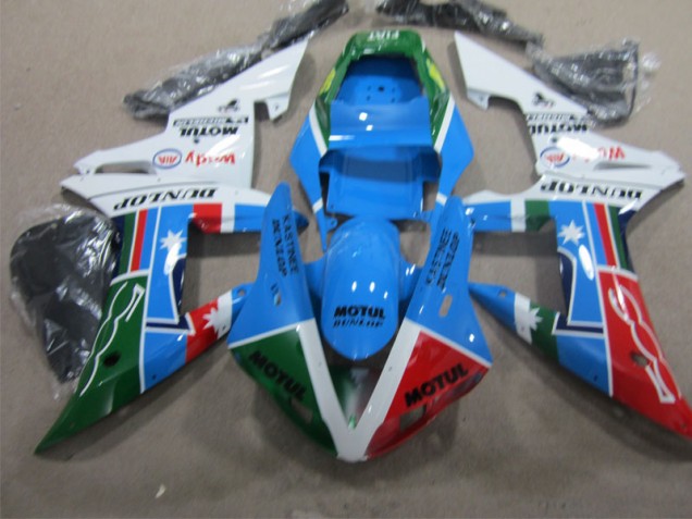 04-05 Blau Rot Grün Motul CBR1000RR Motorrad Verkleidungen 04-05 Blau Rot Grün Motul CBR1000RR Motorrad Verkleidungen