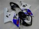 04-05 Blau Weiß GSXR 600/750 Motorrad Vollverkleidung