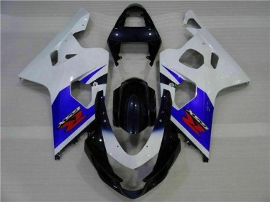 04-05 Blau Weiß GSXR 600/750 Motorrad Vollverkleidung