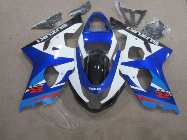 04-05 Blau Weiß GSXR 600 Motorrad Verkleidungen