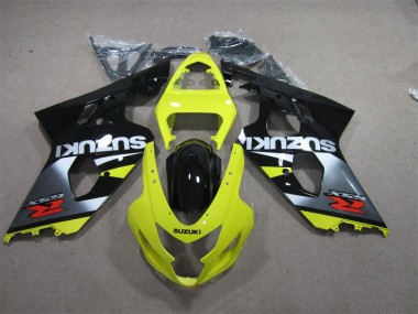 04-05 Gelb Schwarz GSXR 600 Motorrad Verkleidung