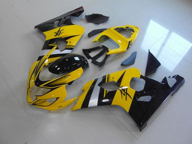 04-05 Gelb Schwarz GSXR 750 Motorrad Verkleidung