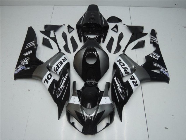04-05 Grau Schwarz Repsol CBR1000RR Motorrad Verkleidungen 04-05 Grau Schwarz Repsol CBR1000RR Motorrad Verkleidungen