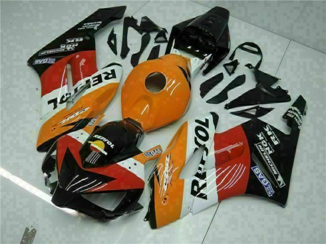 04-05 Orange Schwarz Repsol CBR1000RR Motorrad Verkleidungen 04-05 Orange Schwarz Repsol CBR1000RR Motorrad Verkleidungen