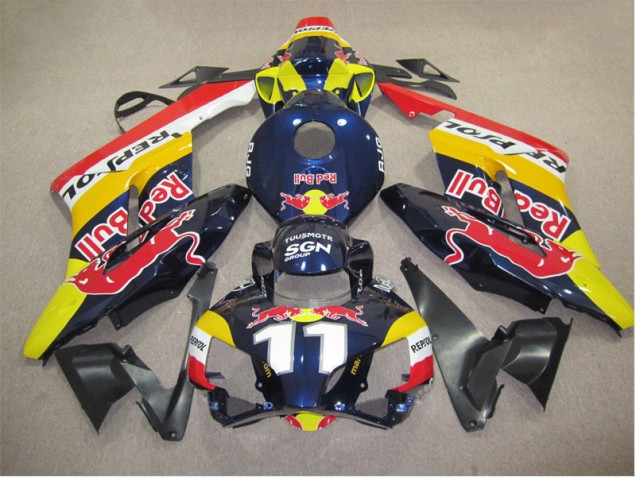 04-05 Rot Bull 11 Repsol CBR1000RR Motorrad Verkleidung 04-05 Rot Bull 11 Repsol CBR1000RR Motorrad Verkleidung