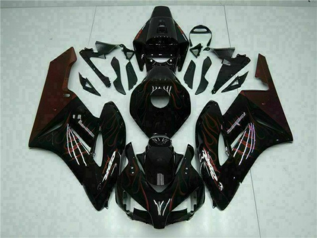 04-05 Rot Flamme CBR1000RR Motorrad Verkleidung