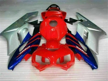 04-05 Rot Silber Blau CBR1000RR Motorrad Verkleidung