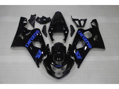 04-05 Schwarz Blau Aufkleber GSXR 750 Motorrad Verkleidung