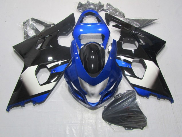 04-05 Schwarz Blau GSXR 600 Motorrad Verkleidung