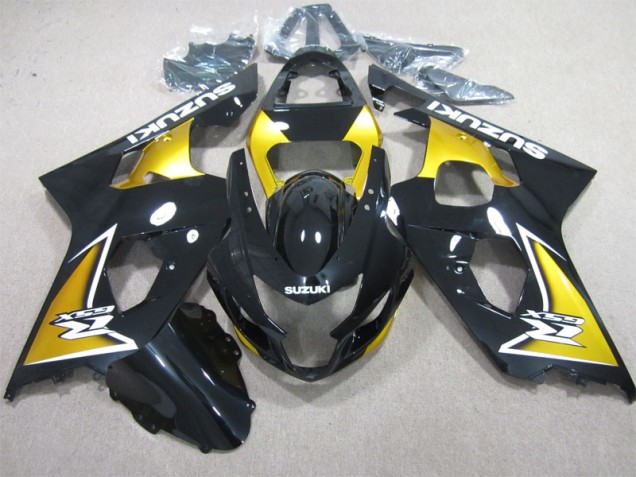 04-05 Schwarz Gelb GSXR 600 Motorrad Verkleidung
