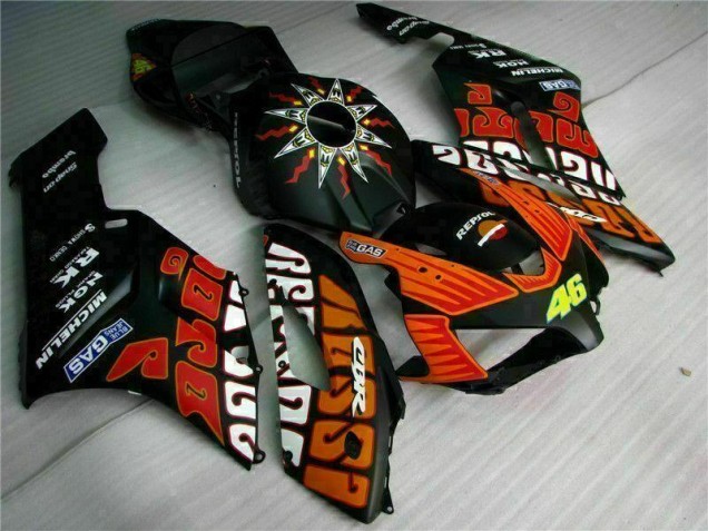04-05 Schwarz Orange CBR1000RR Motorrad Verkleidung 04-05 Schwarz Orange CBR1000RR Motorrad Verkleidung
