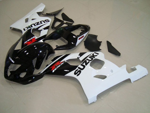04-05 Schwarz Weiß GSXR 750 Motorrad Verkleidungen