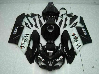 04-05 Schwarz West CBR1000RR Motorrad Verkleidung