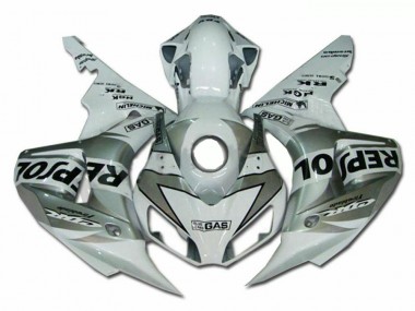 04-05 Silber Repsol CBR1000RR Motorrad Verkleidungen